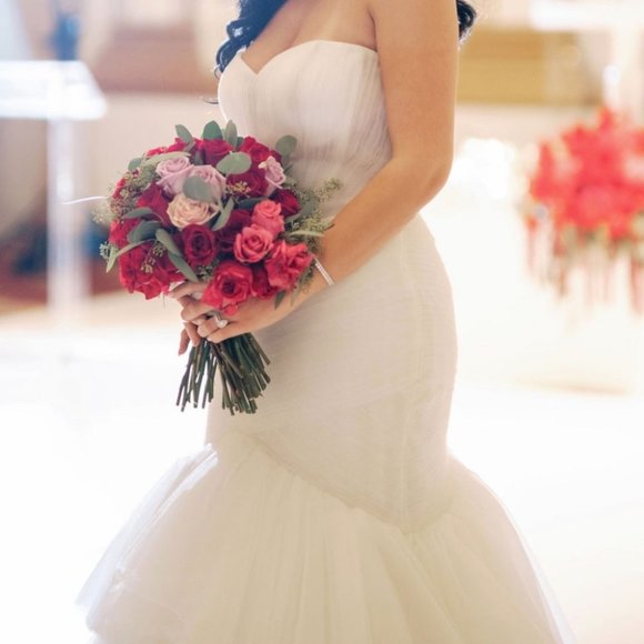 Pronovias Bridal SAINT Tulle Off White Wedding Dress - Picture 5 of 10